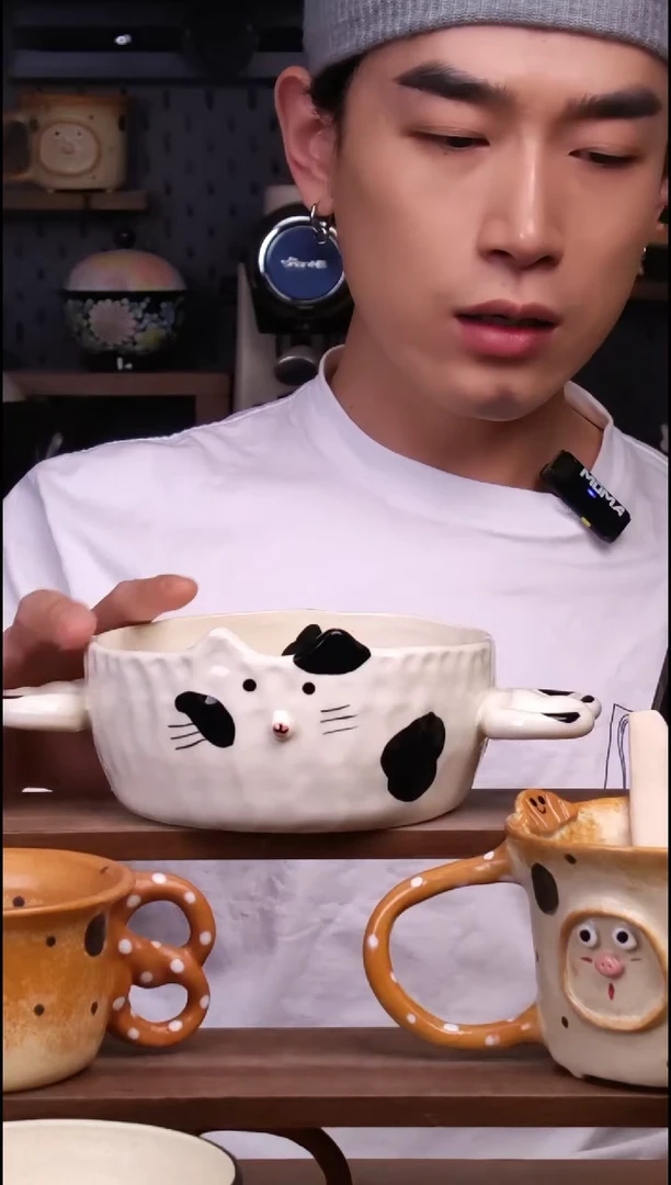 碗景德镇可爱设计师款陶瓷