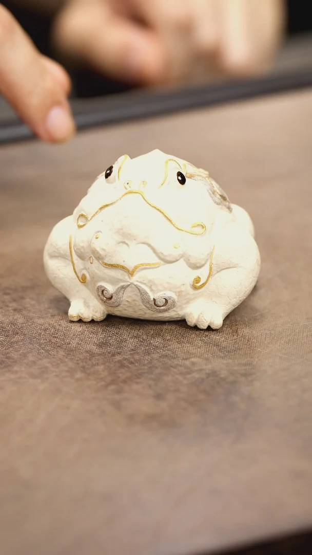 紫砂茶宠紫砂富贵蛙