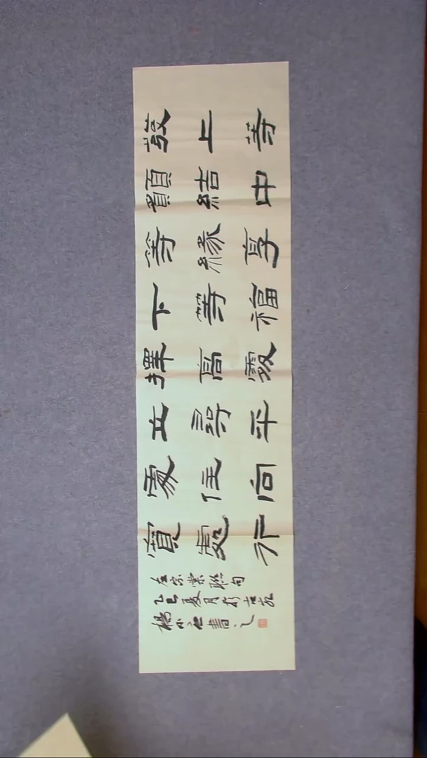 书法杨小立  河南南阳138*34四平尺