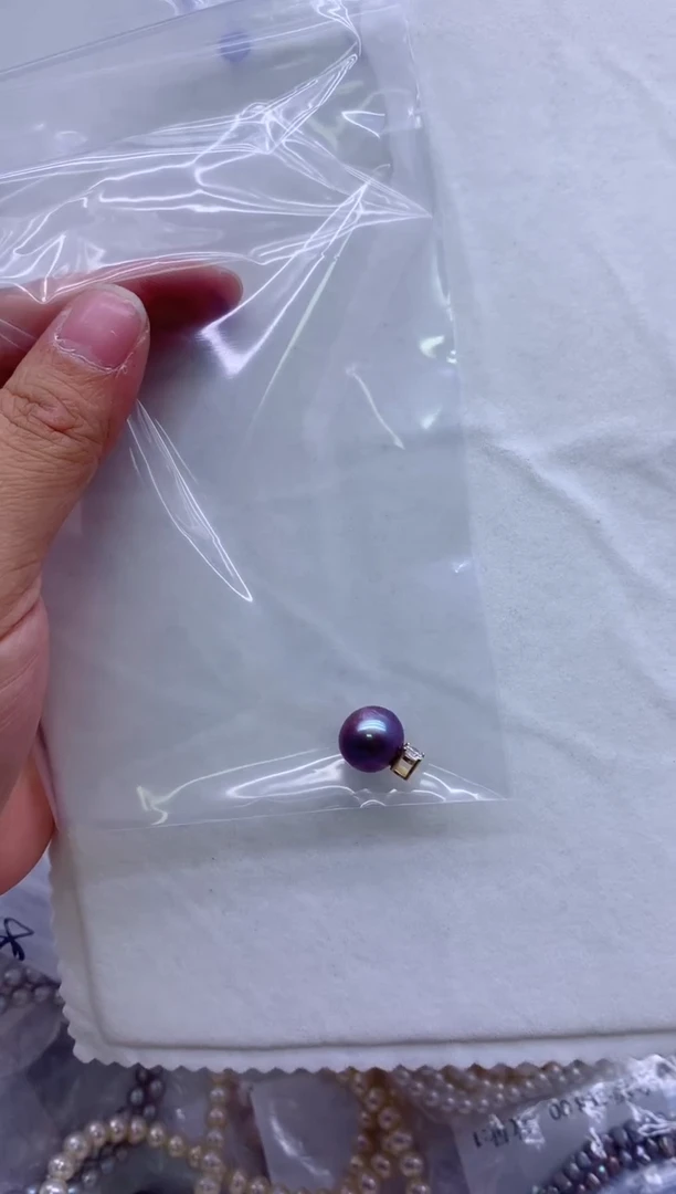 【闪购商品】淡水珍珠吊坠(不含链)银S925镶嵌淡水珍珠吊坠