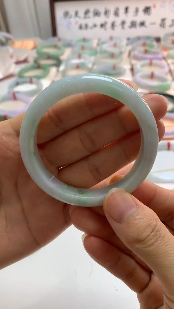未镶嵌手镯翡翠53.9蓝调
