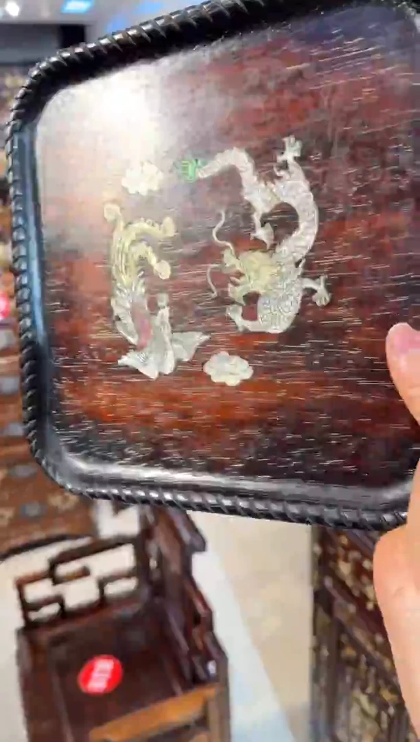 木紫檀龙凤茶盘98.8888882