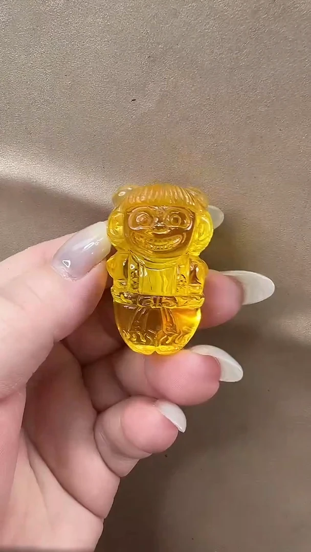 琥珀颈饰未镶嵌吊坠