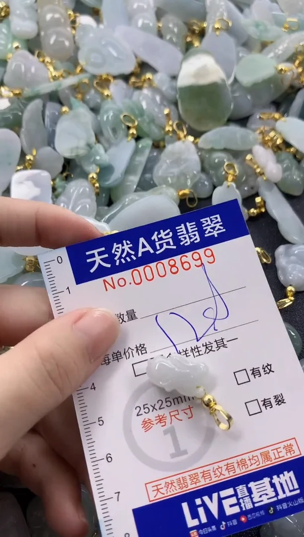 颈饰未镶嵌翡翠天然A货翡翠