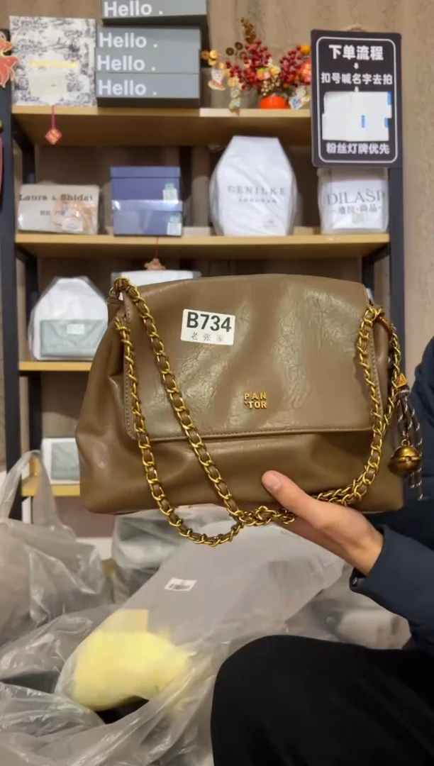 小牛剖层皮革老张家女包734