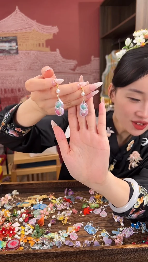 【闪购商品】刺绣苏绣世家非遗手工（耳环）