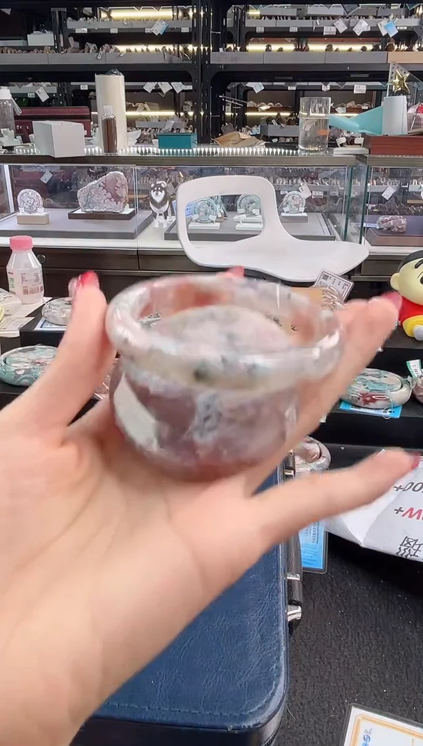 未镶嵌手镯石英质玉60圈口（赠品镯心） S986155