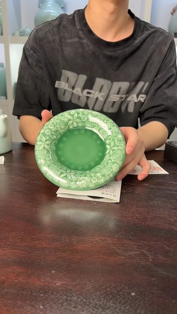 龙泉云间青瓷小米茶器