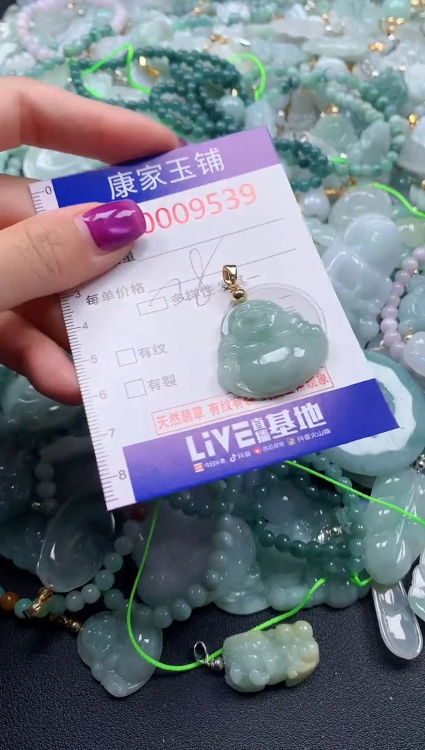 颈饰未镶嵌翡翠9539