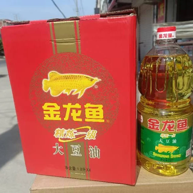 金龙鱼大豆油1.8升*4桶礼盒