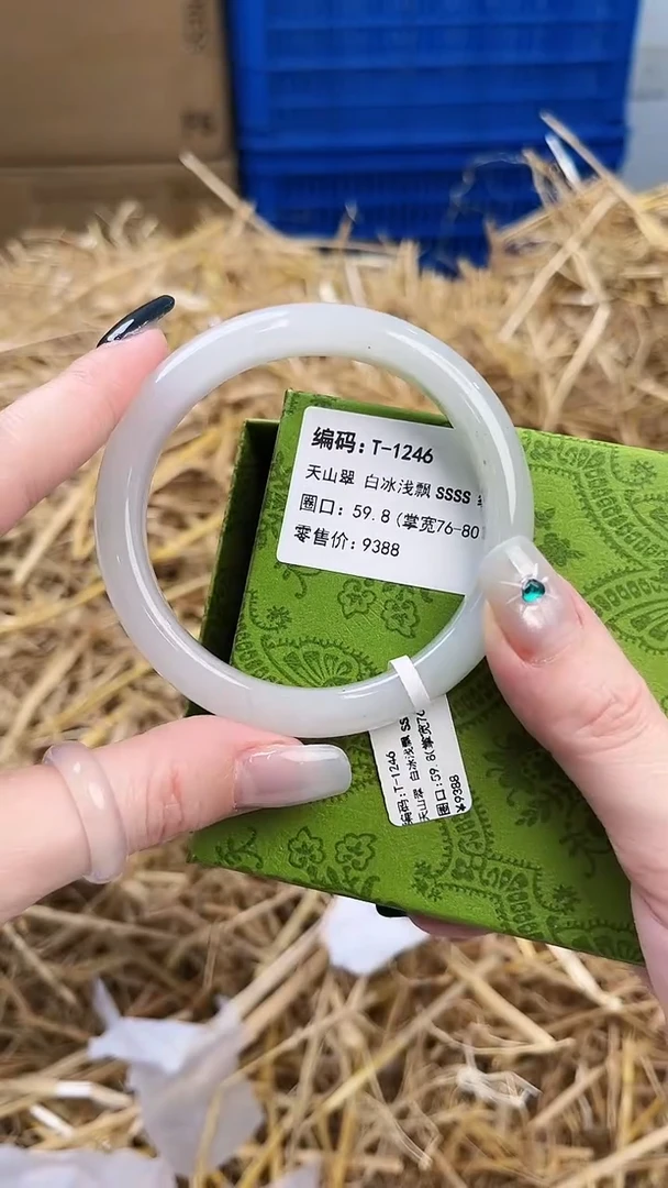 未镶嵌手镯石英质玉T-1246