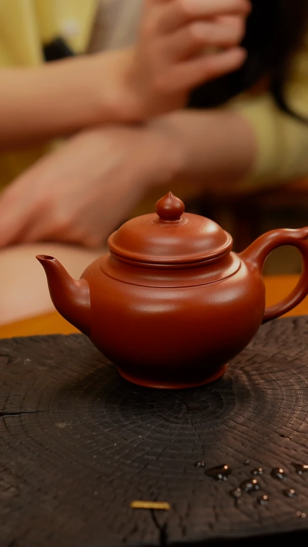 茶壶紫砂笑樱赵庄朱泥紫砂壶