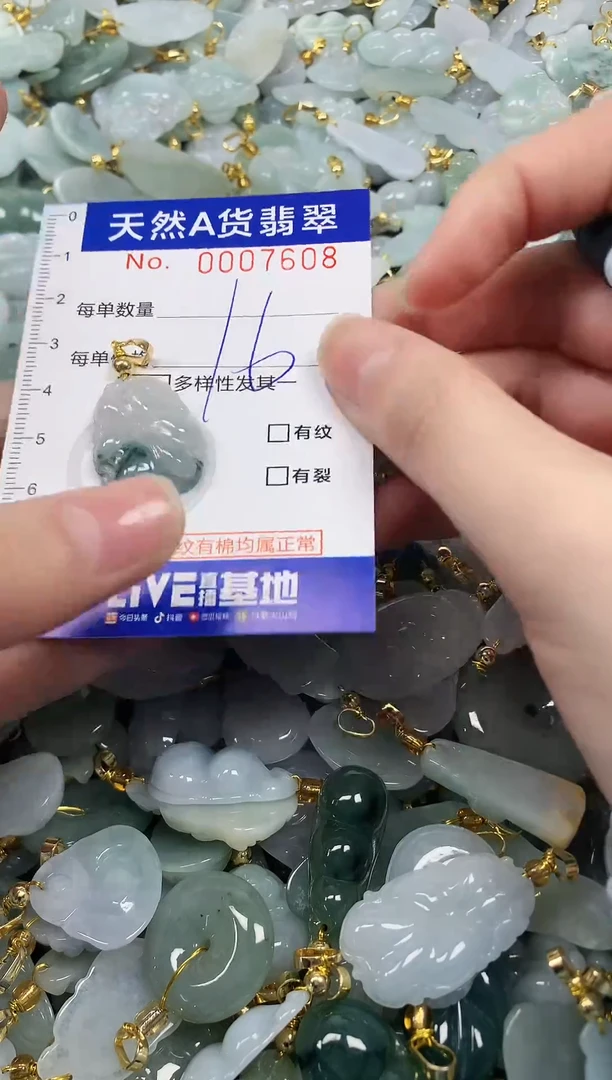 颈饰未镶嵌翡翠天然a货翡翠