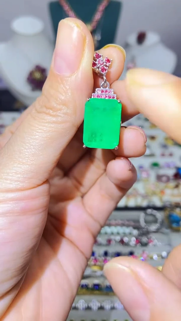 银S925镶嵌戒指烟晶149