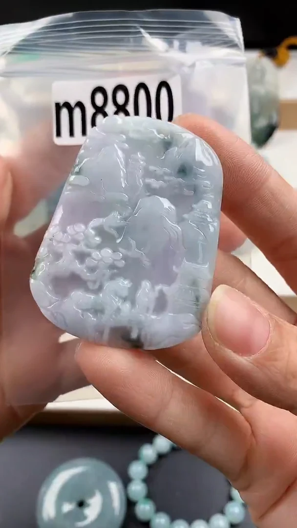 颈饰未镶嵌翡翠天然翡翠吊坠挂件