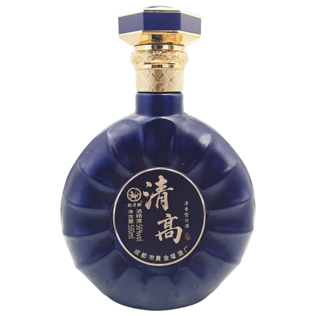 豹子胆纯粮高梁传统精酿原浆固态清香型56度白酒-清高-