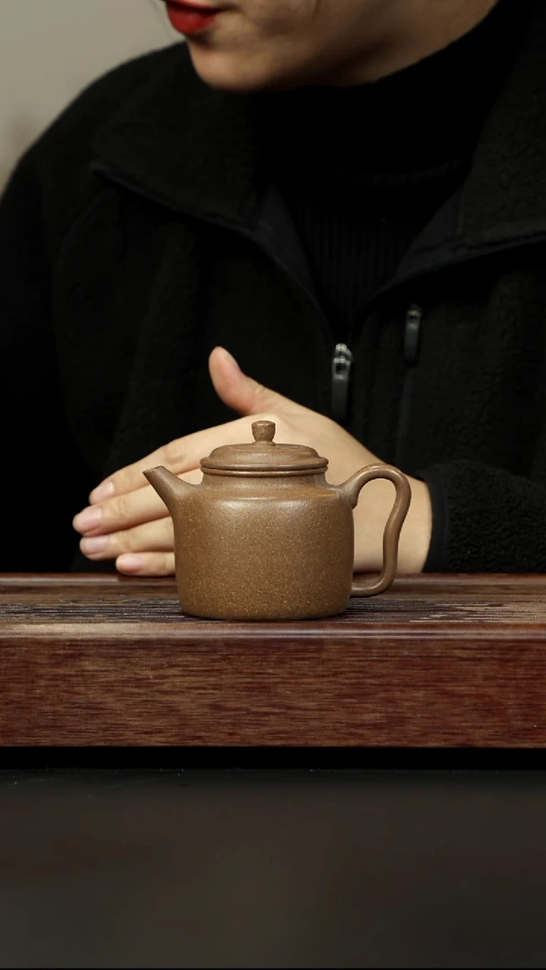 茶壶紫砂芝麻绿 汲直