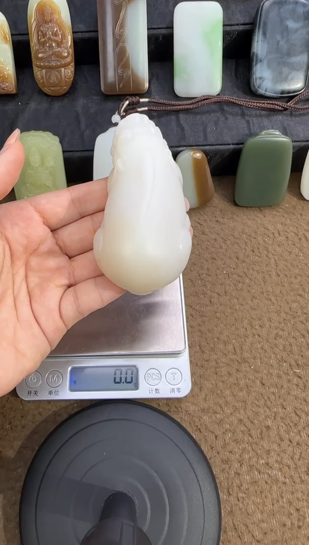 未镶嵌和田玉把件缘*?把件
