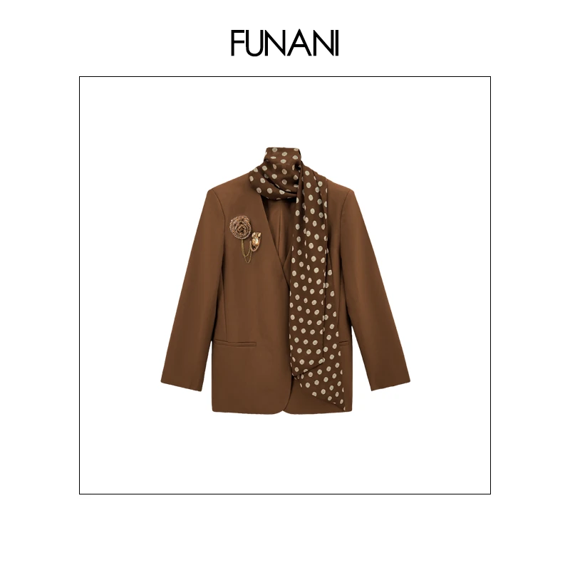 【FUNANI】 轻奢法式高级感重工原创设计感  外套XG2530217A