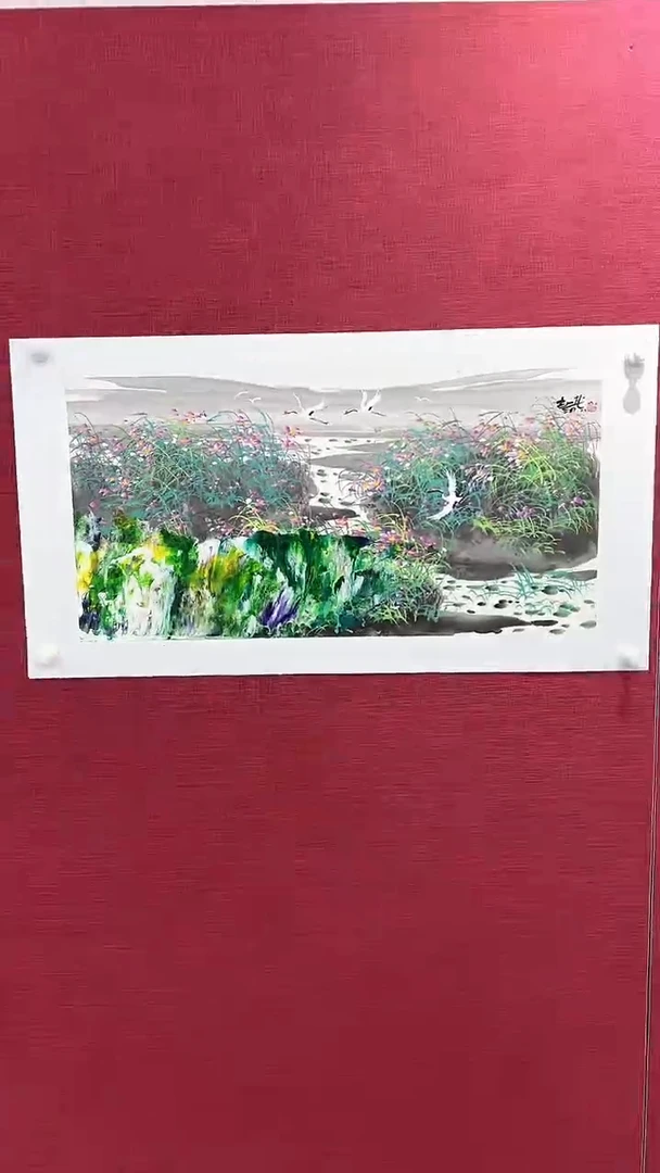 国画赵燮绘画2pc抽象山水