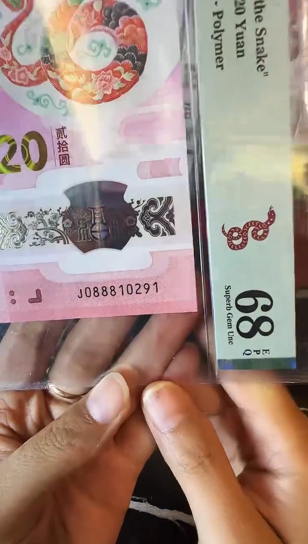 塑料2025 蛇钞 单张  088810291