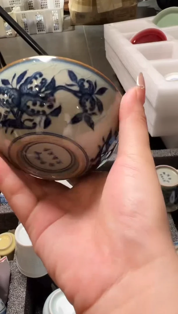 瓷片景德镇瓷器茶器茶杯
