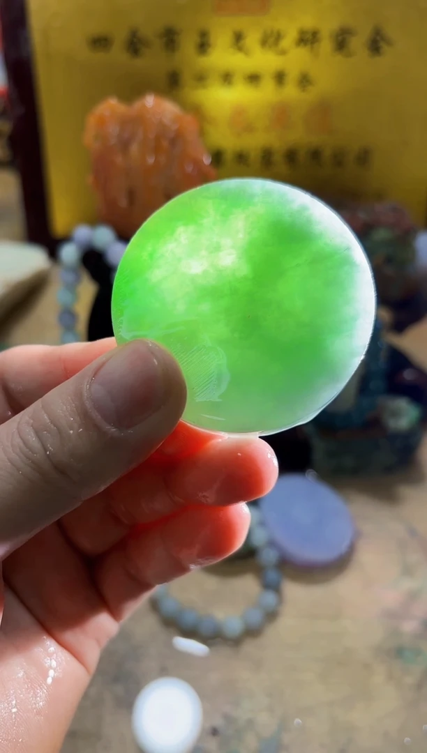 未镶嵌挂件翡翠A货常星7194