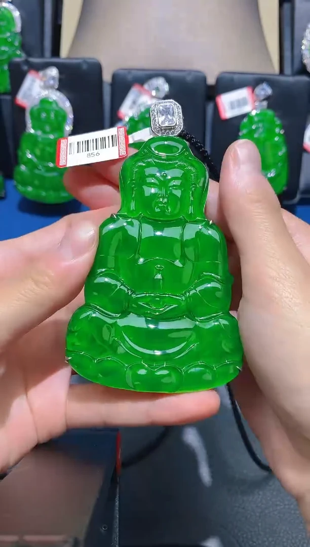 【闪购商品】翡翠颈饰未镶嵌天然A货翡翠24