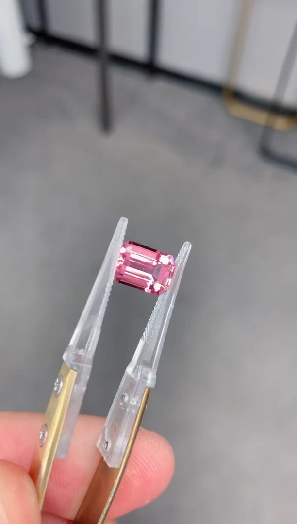未镶嵌裸石定制碧玺3.01ct  粉碧玺 定制