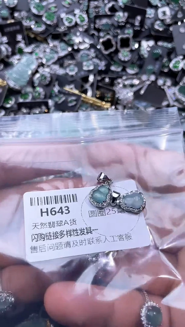 【闪购商品】翡翠颈饰未镶嵌H643多样性发其一