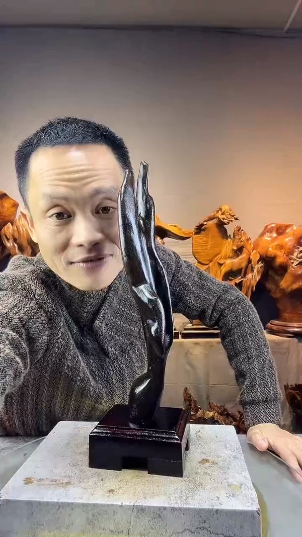 金丝楠孤小叶桢楠随行摆件46