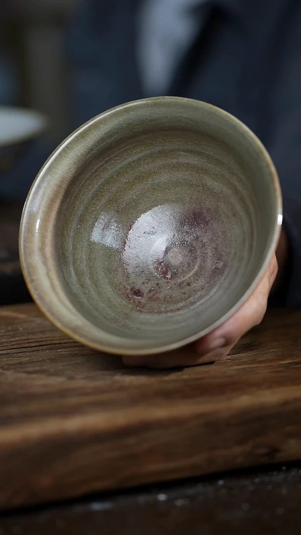 浪鬼柴烧0**3釉绘柴烧 碗