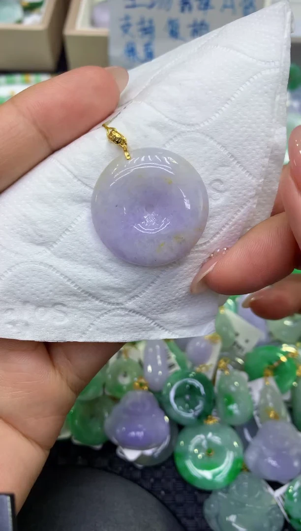 颈饰未镶嵌翡翠天然缅甸A货翡翠