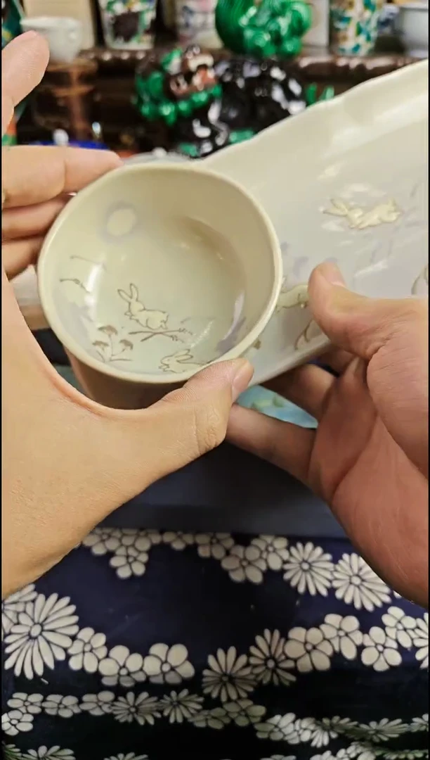 【闪购商品】瓷片精美鬼力瓷瓷器瓷器瓷