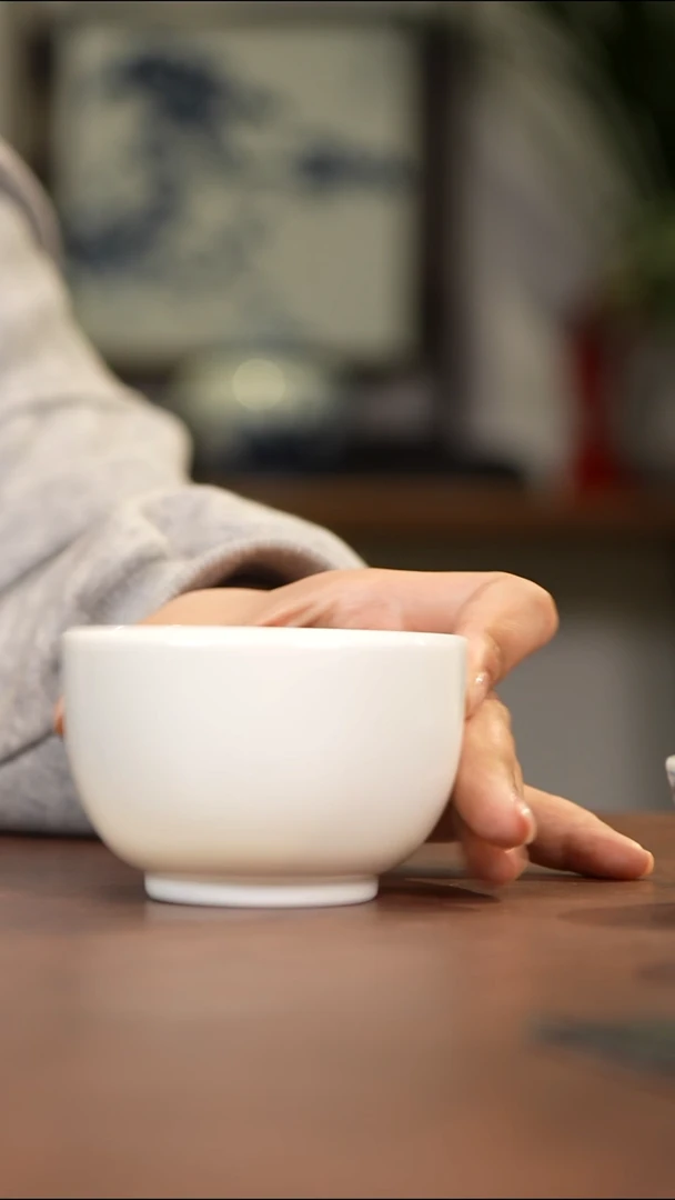 杯景德镇手工白瓷大禅定杯