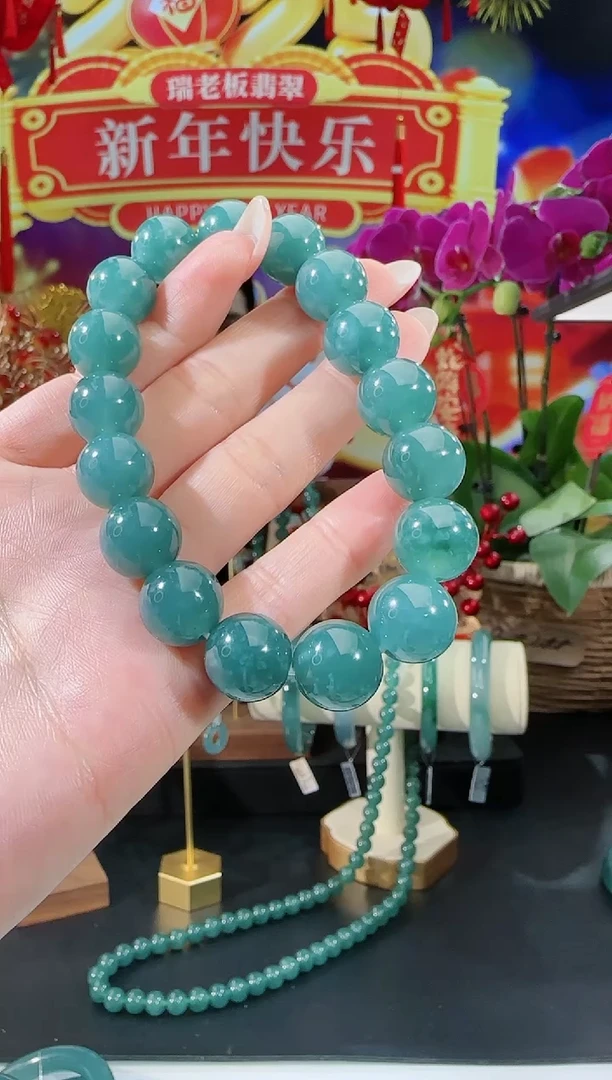 【闪购商品】翡翠手串未镶嵌手串多样性发一