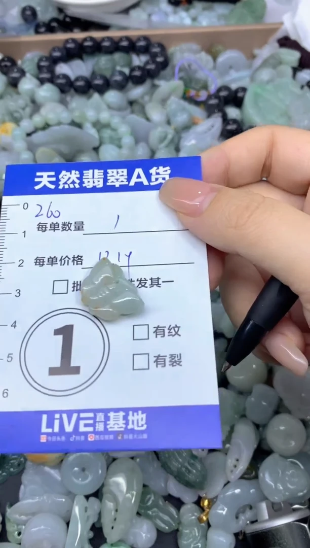 颈饰未镶嵌翡翠天然翡翠A货批量多样性发一件