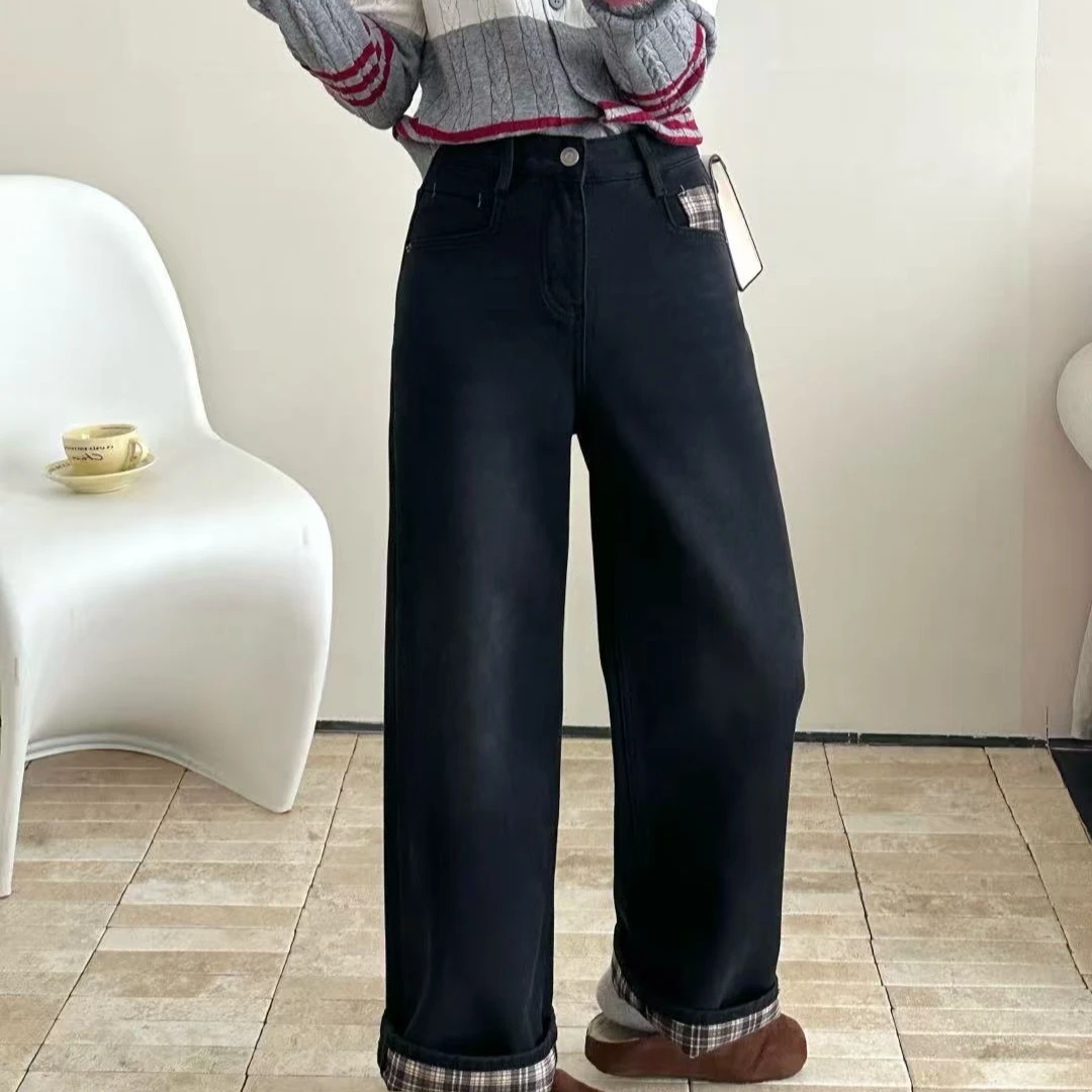 【TX过款】冬季加绒打板牛仔裤，默认微瑕，介意勿拍！！
