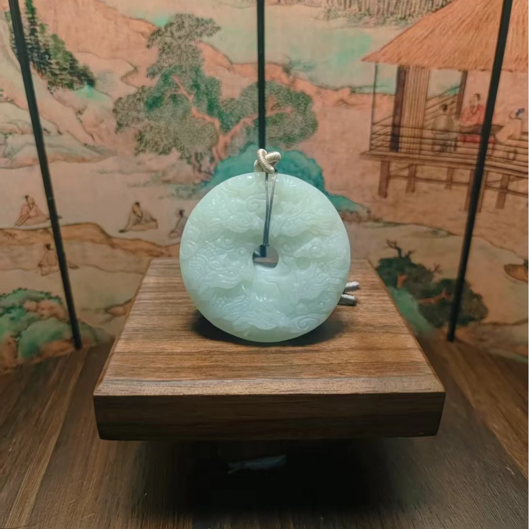 W和田玉平安扣吊坠0399