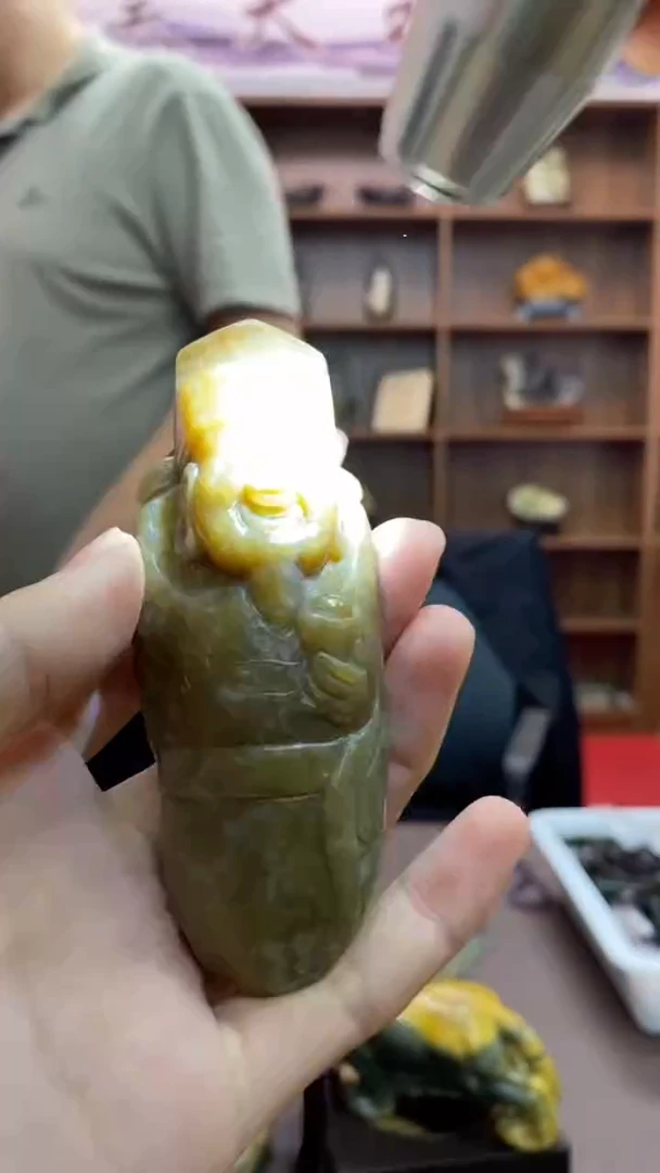 【闪购商品】岫岩河磨玉（透闪石质玉）手把未镶嵌手把