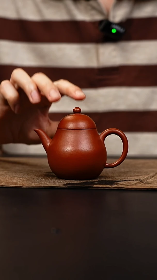 茶壶紫砂朱泥紫砂壶120cc