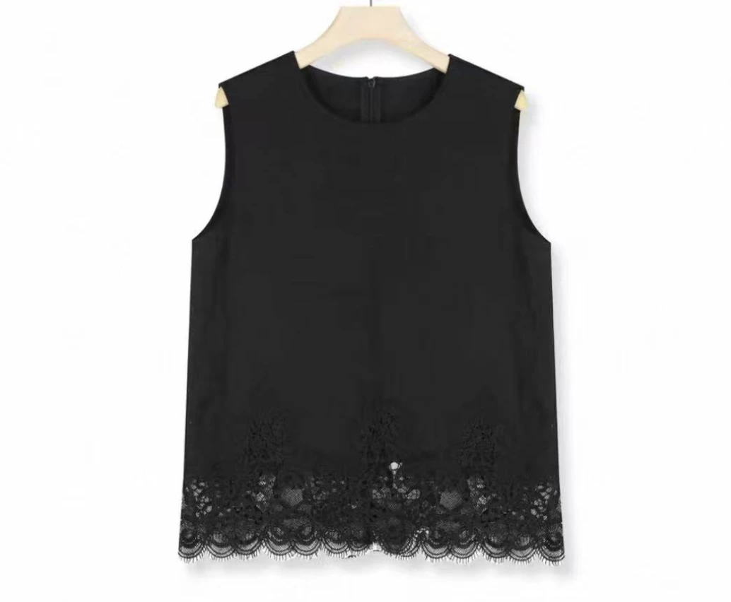 【GFHG专属】常规款宽松型绣花休闲背心时尚