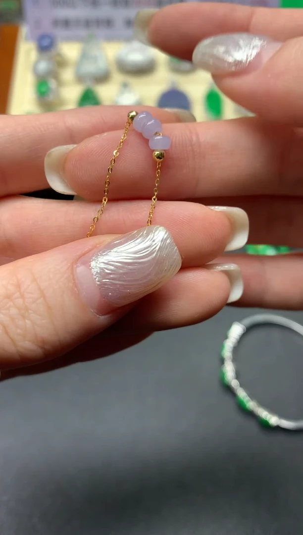 【闪购商品】翡翠戒指18K金镶嵌戒指|220+30