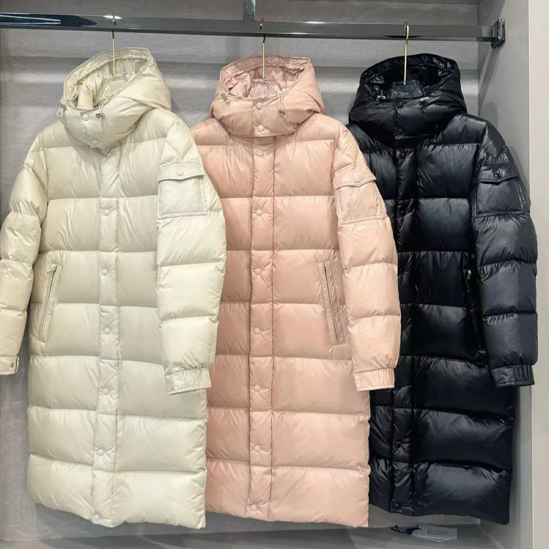 【聂姑娘】24年新款轻奢百搭过膝长款外套极寒系列~三色78333