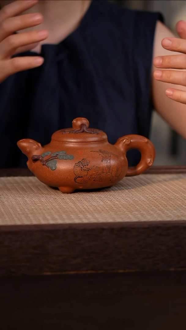 茶壶紫砂降坡泥 390cc