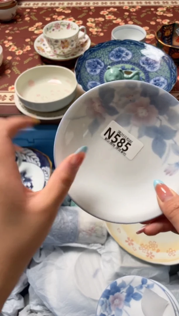 瓷片孟*瓷器瓷器N585