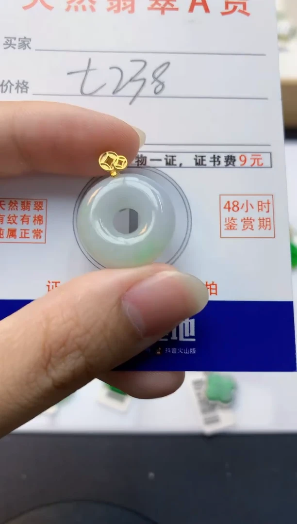 颈饰未镶嵌翡翠天然缅甸A货翡翠