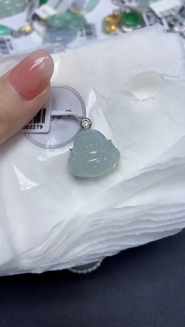 颈饰未镶嵌翡翠天然缅甸翡翠A货多样性发一件