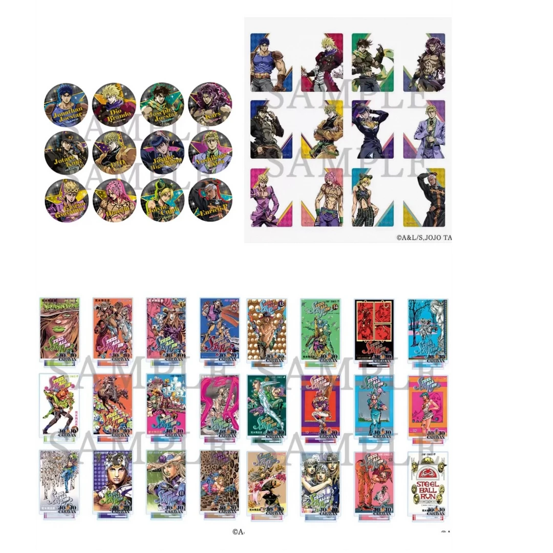 【JOJO】日谷 SBR原画展吧唧 透卡立牌 盲盒代拆