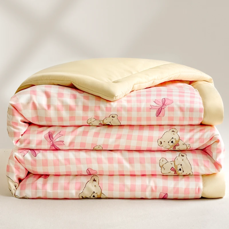 夏凉被夏被可机洗夏季小清新亲肤柔软空调被薄款被芯被子学生宿舍